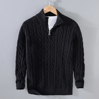 Ashton Quarter-Zip Cashmere Sweater
