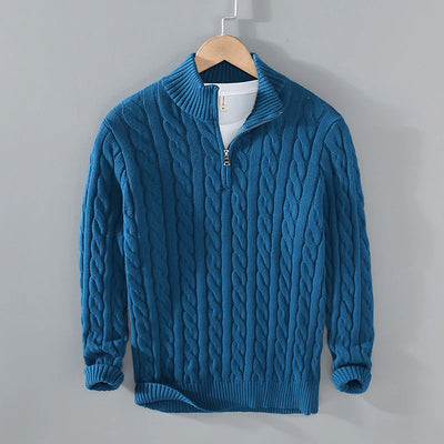 Ashton Quarter-Zip Cashmere Sweater